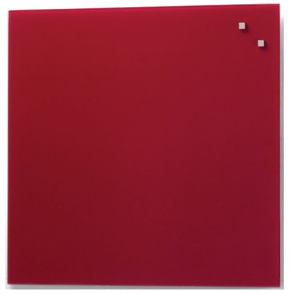 Glassboard Rood 45x45cm