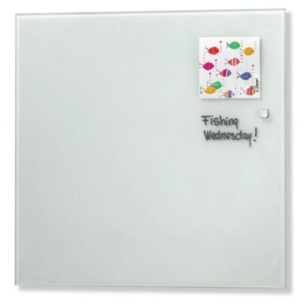 Glassboard Wit 35x35cm