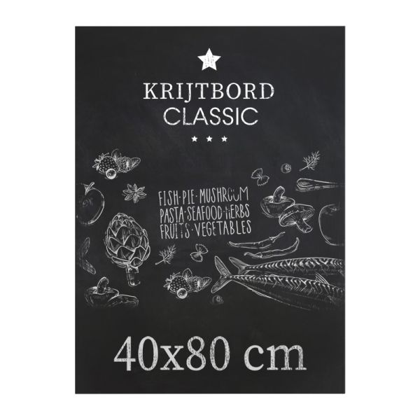 Krijtbord Classic 40x80 cm