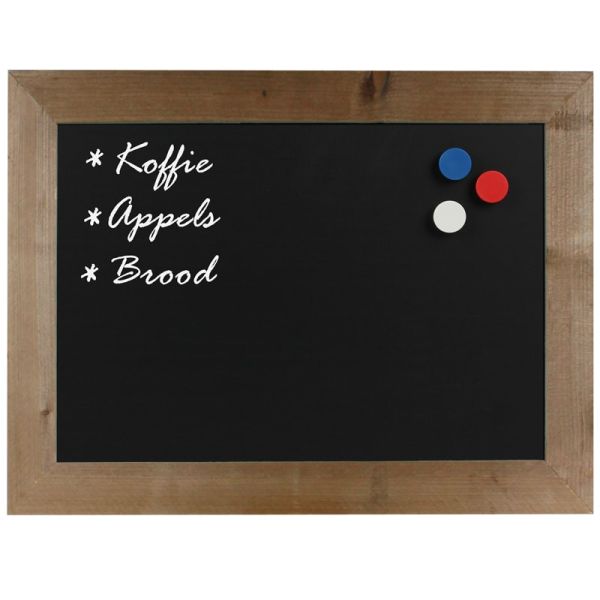 Magnetisch Krijtbord Steigerhout 50x70cm