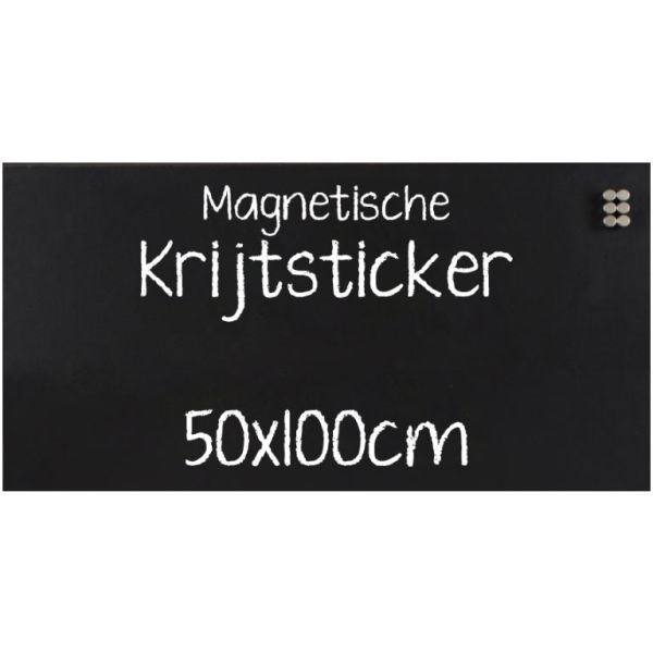 Krijtsticker Magnetisch 50x100cm