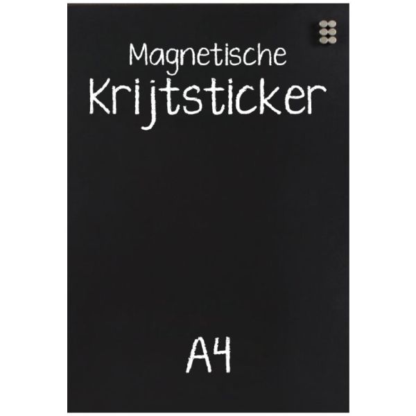 Krijtsticker Magnetisch A4